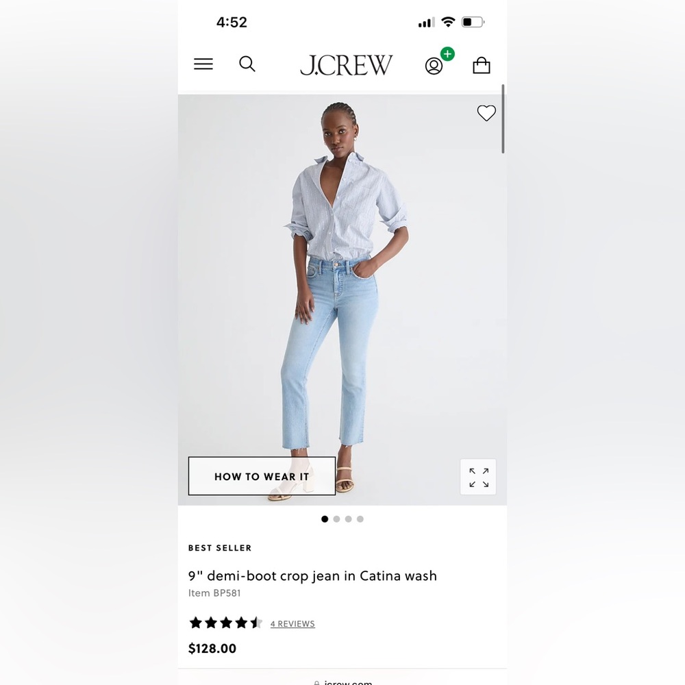 jcrew demi boot jeans
